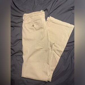 American Eagle Stretch Kick Boot Khakis
